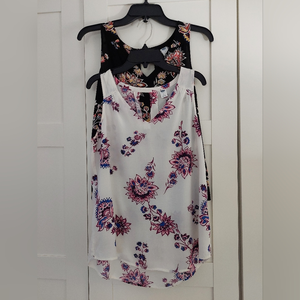2 Sleeveless Tops/Blouses